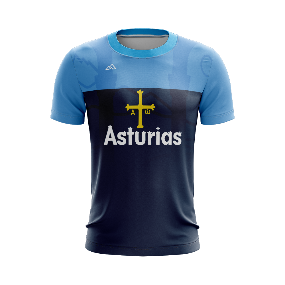 CAMISETA LYCRA ASTURIAS SERIE COMMUNITY MANGA CORTA - HORIZON SPORT WEAR