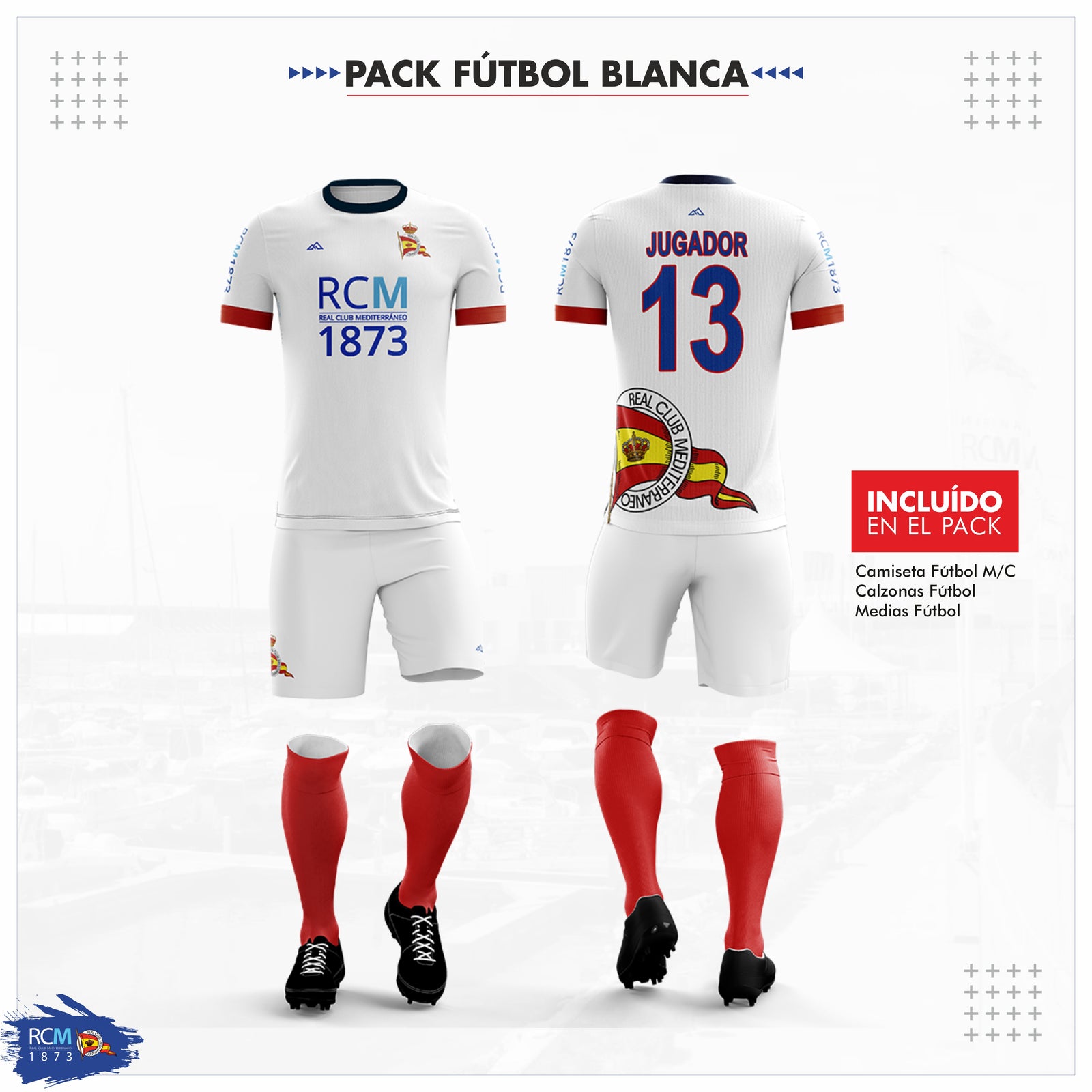 PACK FÚTBOL RCM