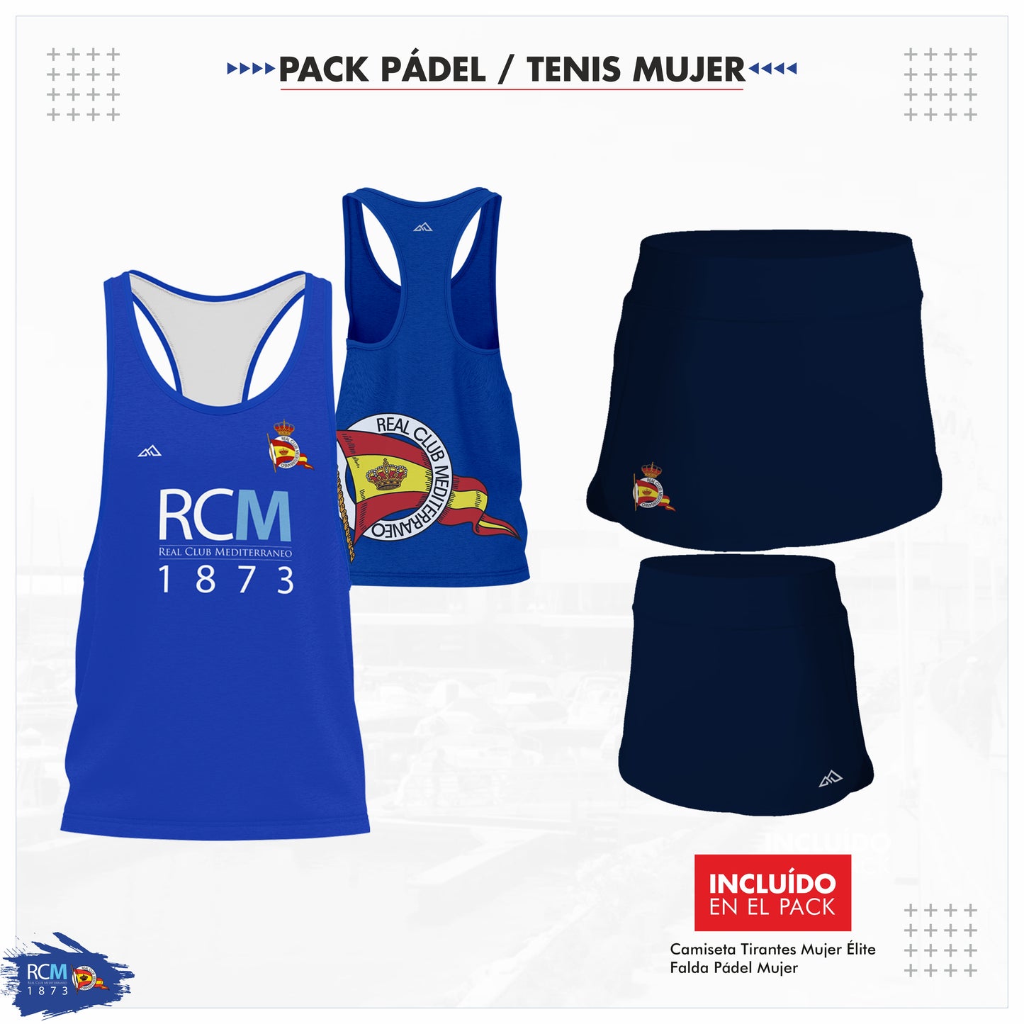 RCM WOMEN'S PADEL/TENNIS PACK