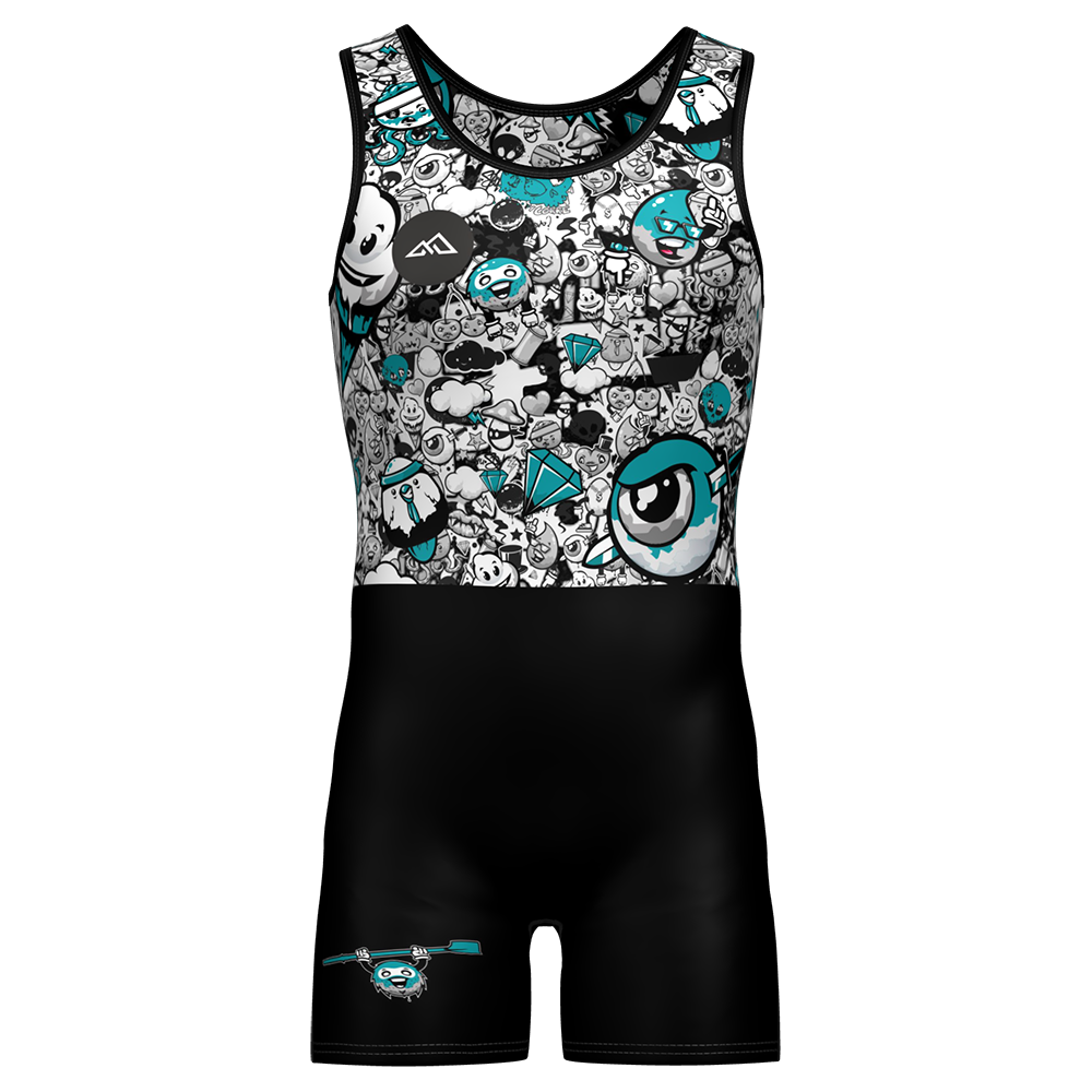 PLATANITO GRAFFITI TURQUESA - HORIZON SPORT WEAR