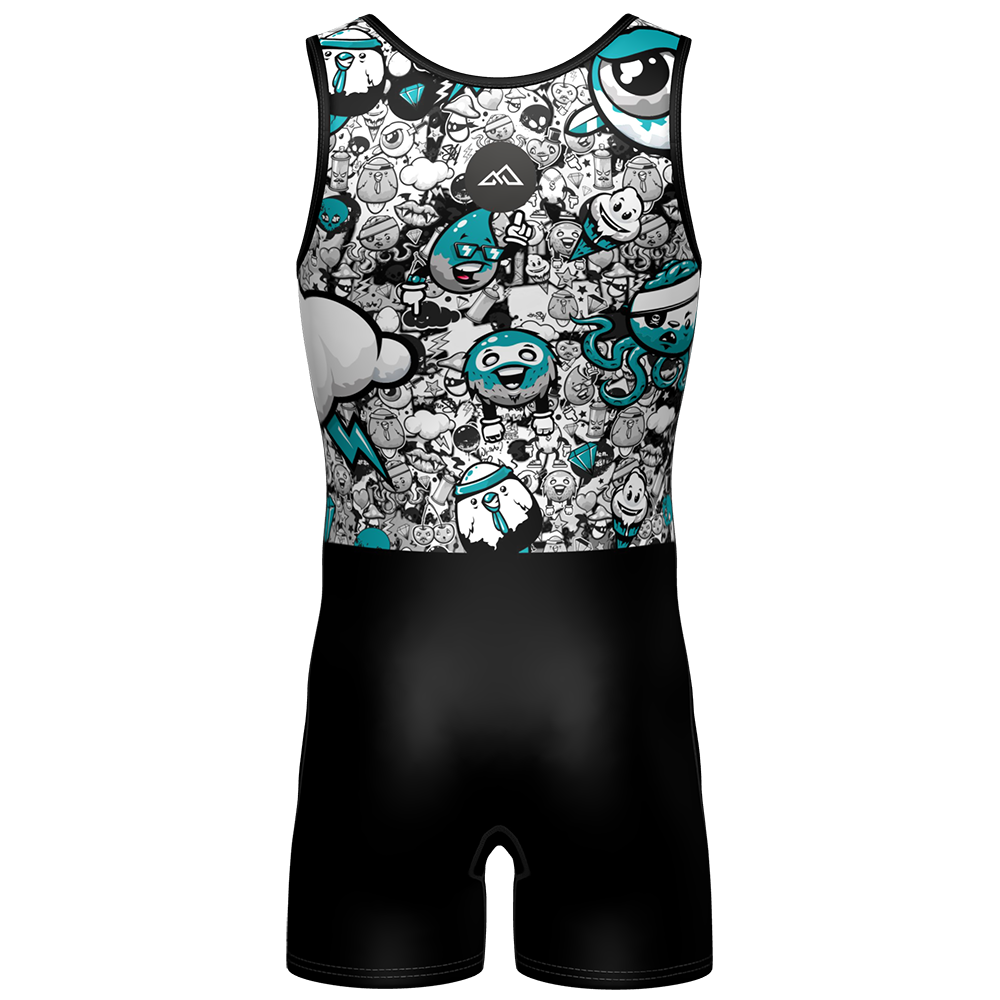 PLATANITO GRAFFITI TURQUESA - HORIZON SPORT WEAR