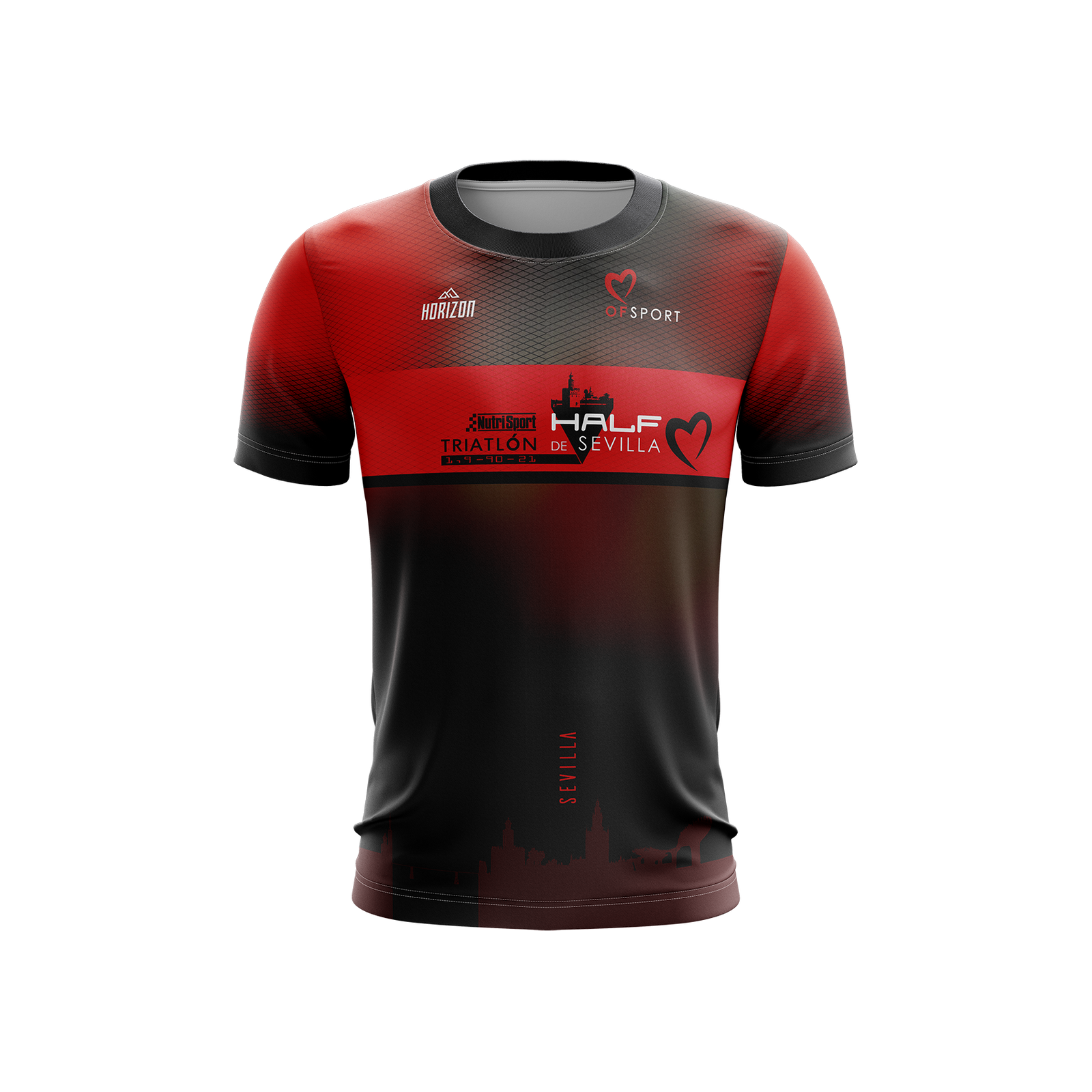 CAMISETA TÉCNICA 'OF SPORT' - HALF TRIATLON SEVILLA - HORIZON SPORT WEAR