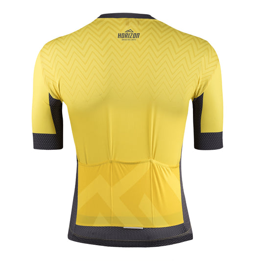 Maillot Lyder Carretera Manga Corta Crono Yellow de Horizon