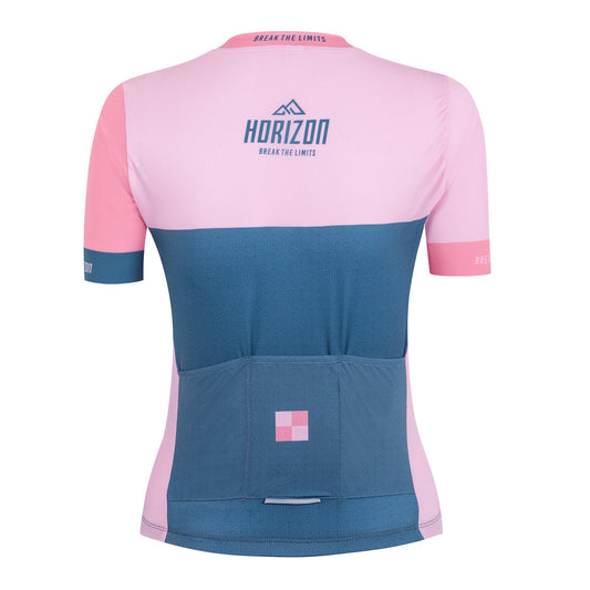 Maillot Mujer Lyder Carretera Manga Corta Vite Rose by Horizon