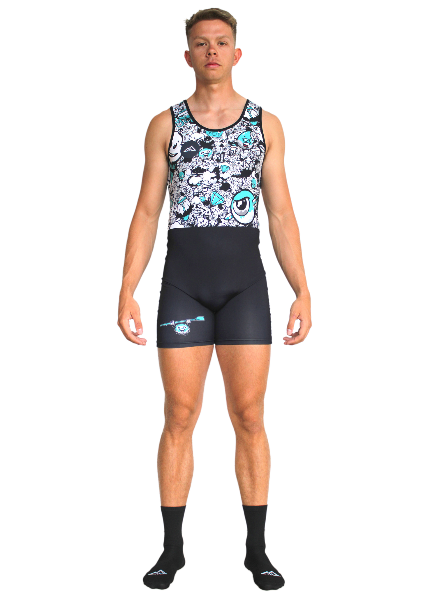 PLATANITO GRAFFITI TURQUESA - HORIZON SPORT WEAR