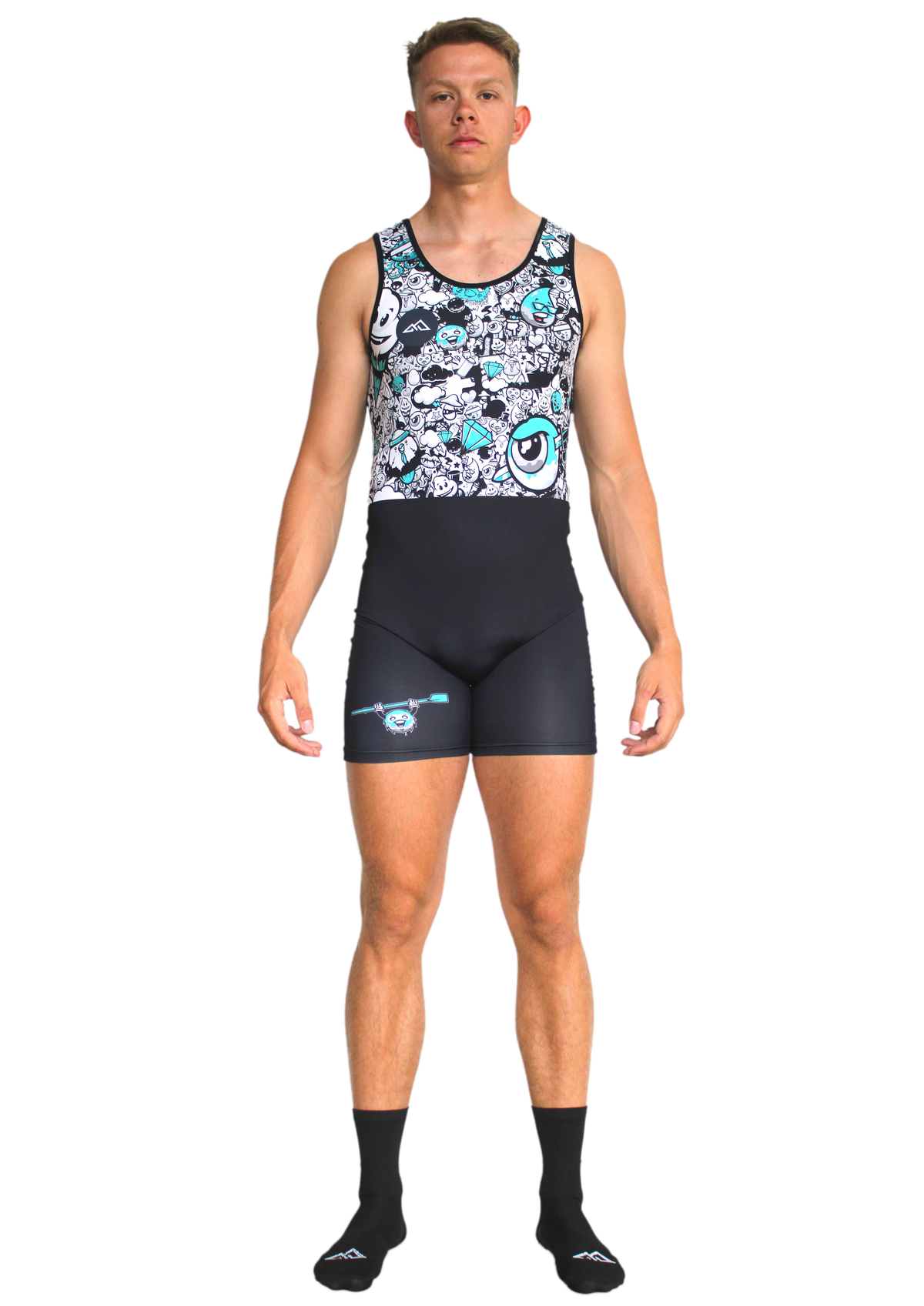 PLATANITO GRAFFITI TURQUESA - HORIZON SPORT WEAR