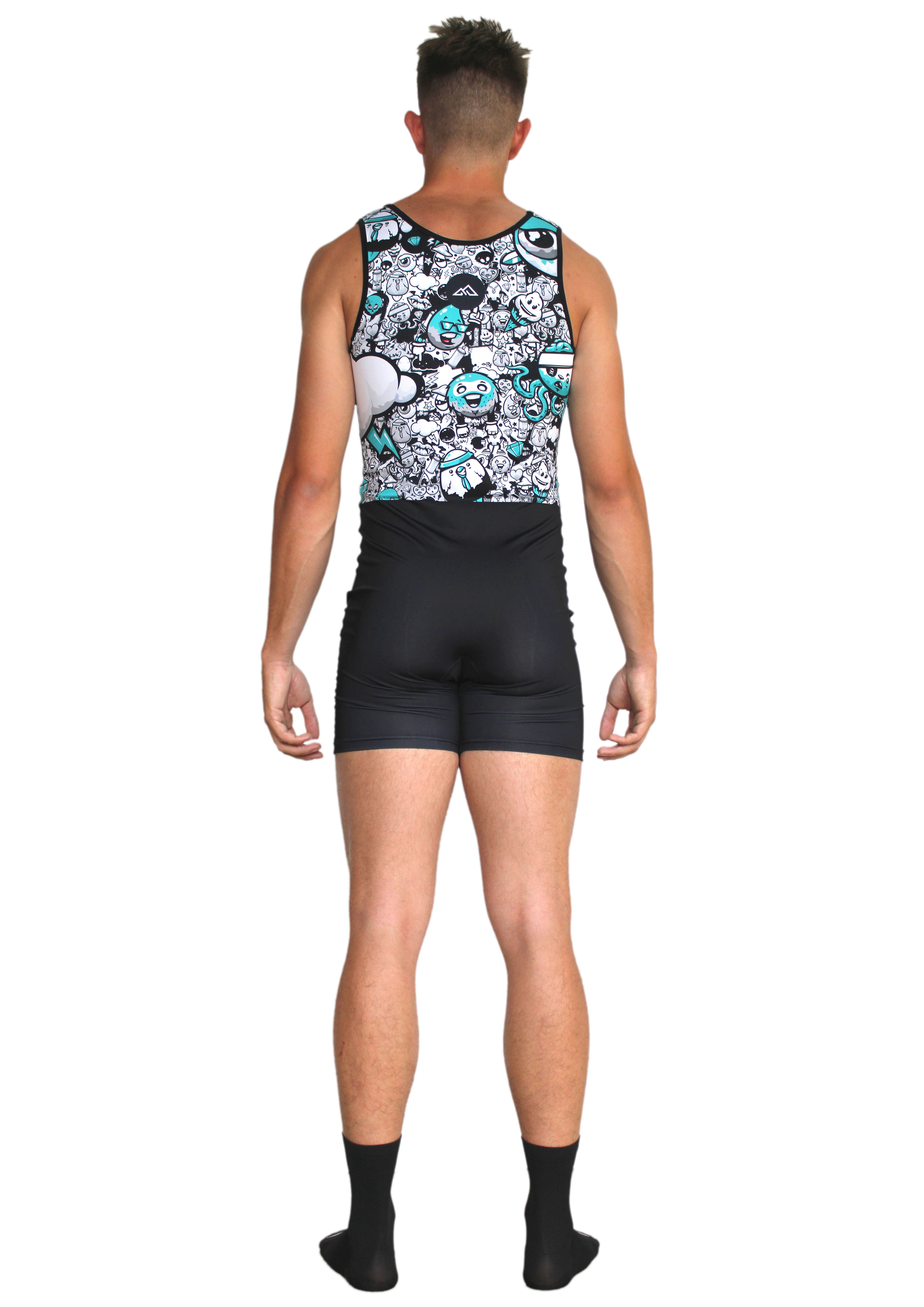 PLATANITO GRAFFITI TURQUESA - HORIZON SPORT WEAR