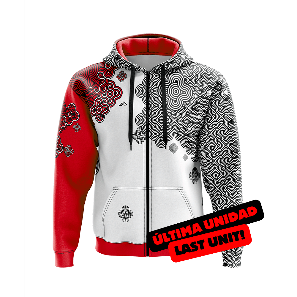 SWEAT-SHIRT CASUAL RÉTRO ROUGE