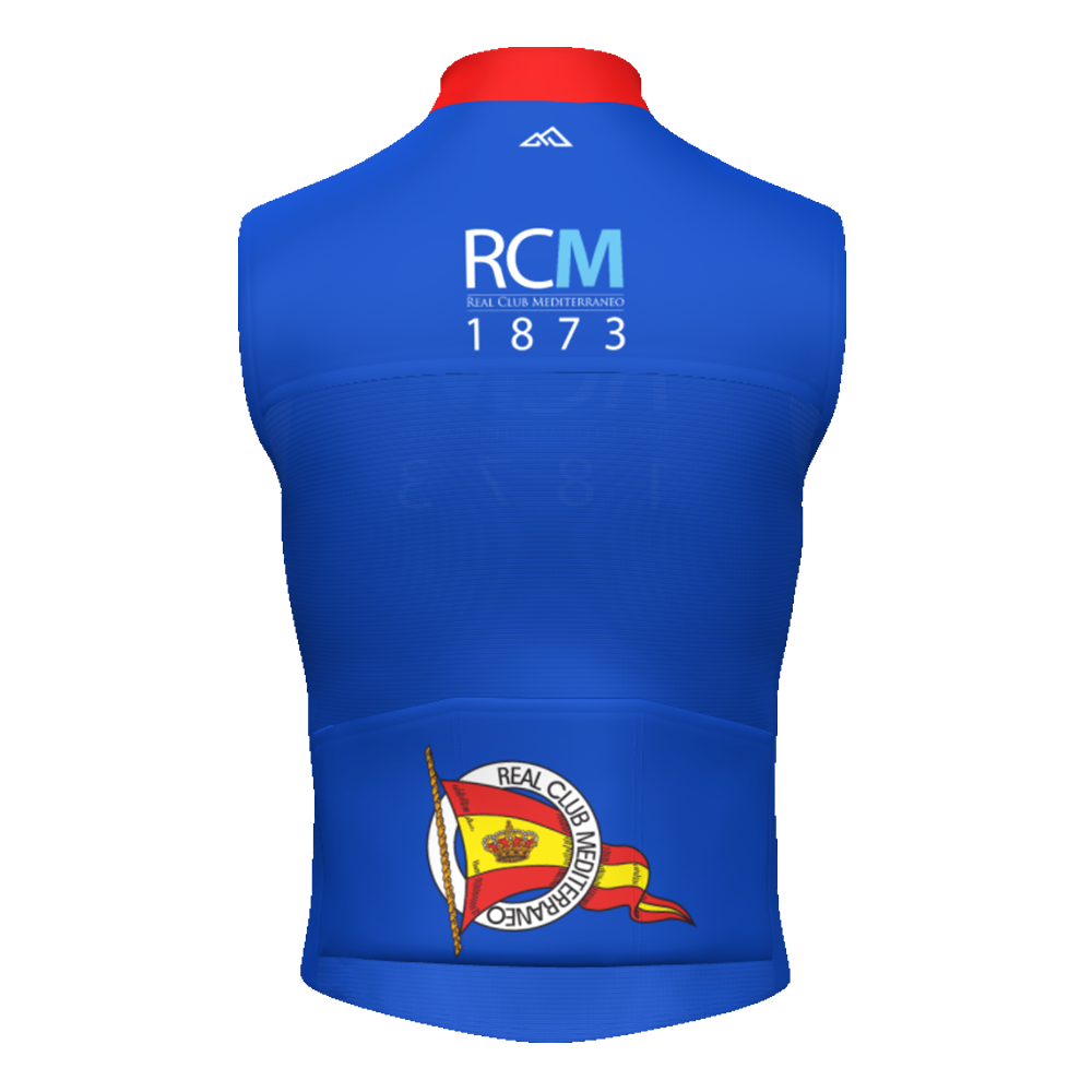 CHALECO CORTAVIENTOS CICLISMO CON BOLSILLOS RCM
