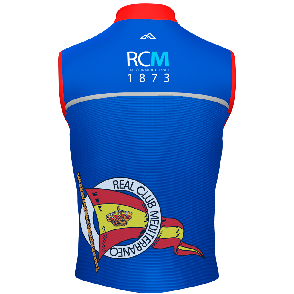 CHALECO CORTAVIENTOS REMO CREMALLERA CUELLO RCM