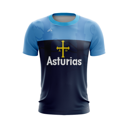 CAMISETA LYCRA ASTURIAS SERIE COMMUNITY MANGA CORTA - HORIZON SPORT WEAR