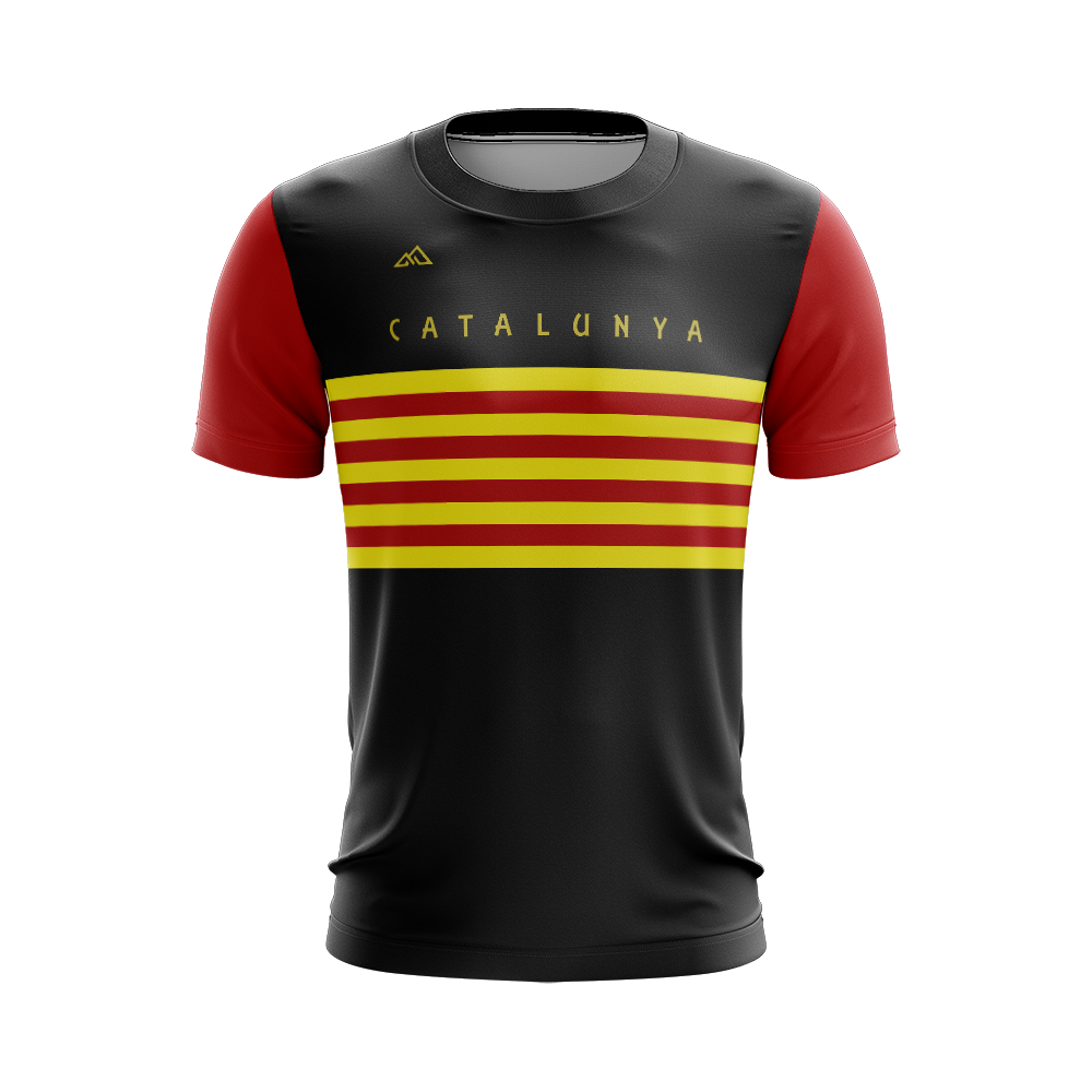 CAMISETA LYCRA CATALUÑA SERIE COMMUNITY MANGA CORTA - HORIZON SPORT WEAR