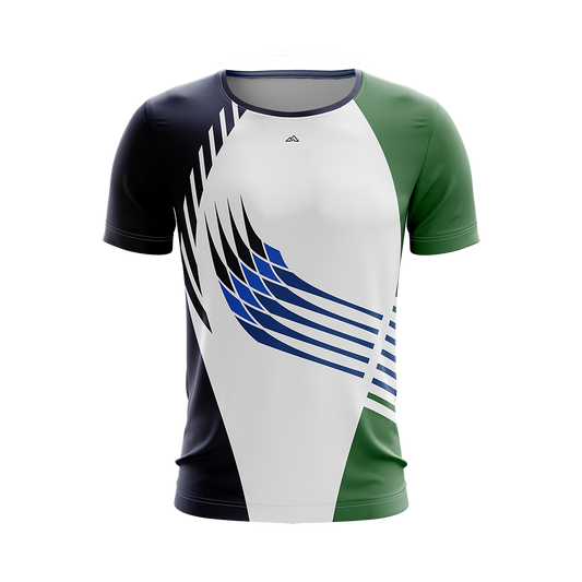 CAMISETA LYCRA MANGA CORTA GREEN SERIE SWING - HORIZON SPORT WEAR