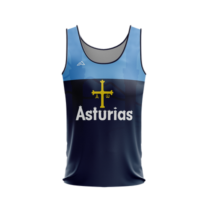 CAMISETA LYCRA TIRANTES ASTURIAS SERIE COMMUNITY - HORIZON SPORT WEAR