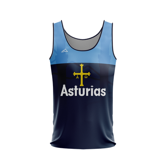CAMISETA LYCRA TIRANTES ASTURIAS SERIE COMMUNITY - HORIZON SPORT WEAR