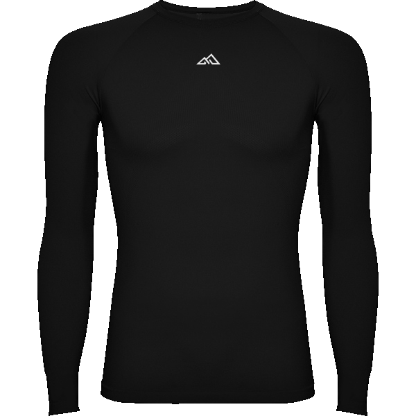 BLACK LONG SLEEVE THERMAL T SHIRT H SPORT WEAR