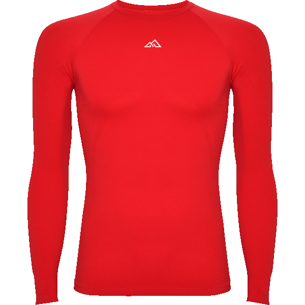 T-SHIRT THERMIQUE À MANCHES LONGUES ROUGE