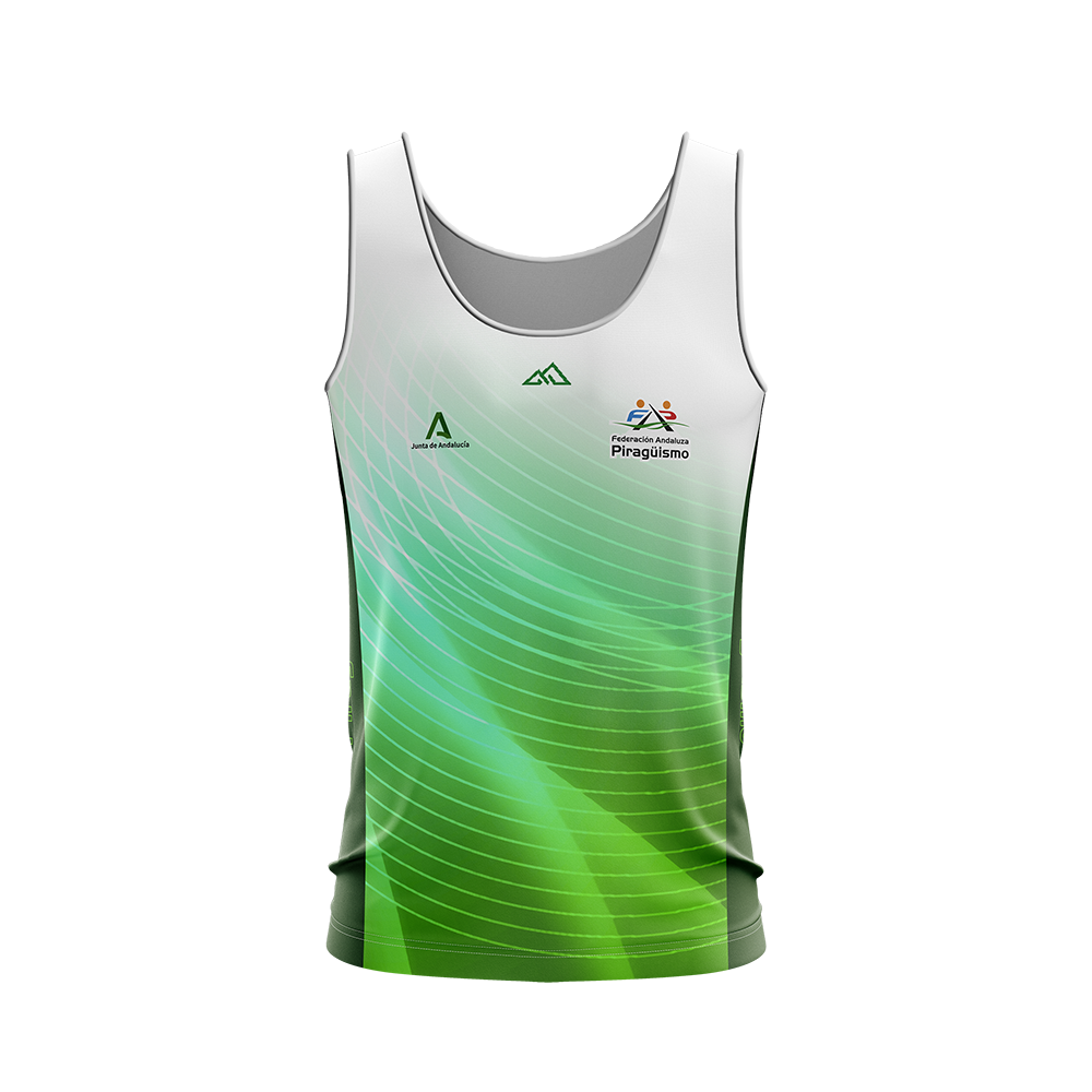 CAMISETA LYCRA TIRANTES FEDERACIÓN ANDALUZA DE PIRAGUISMO - HORIZON SPORT WEAR