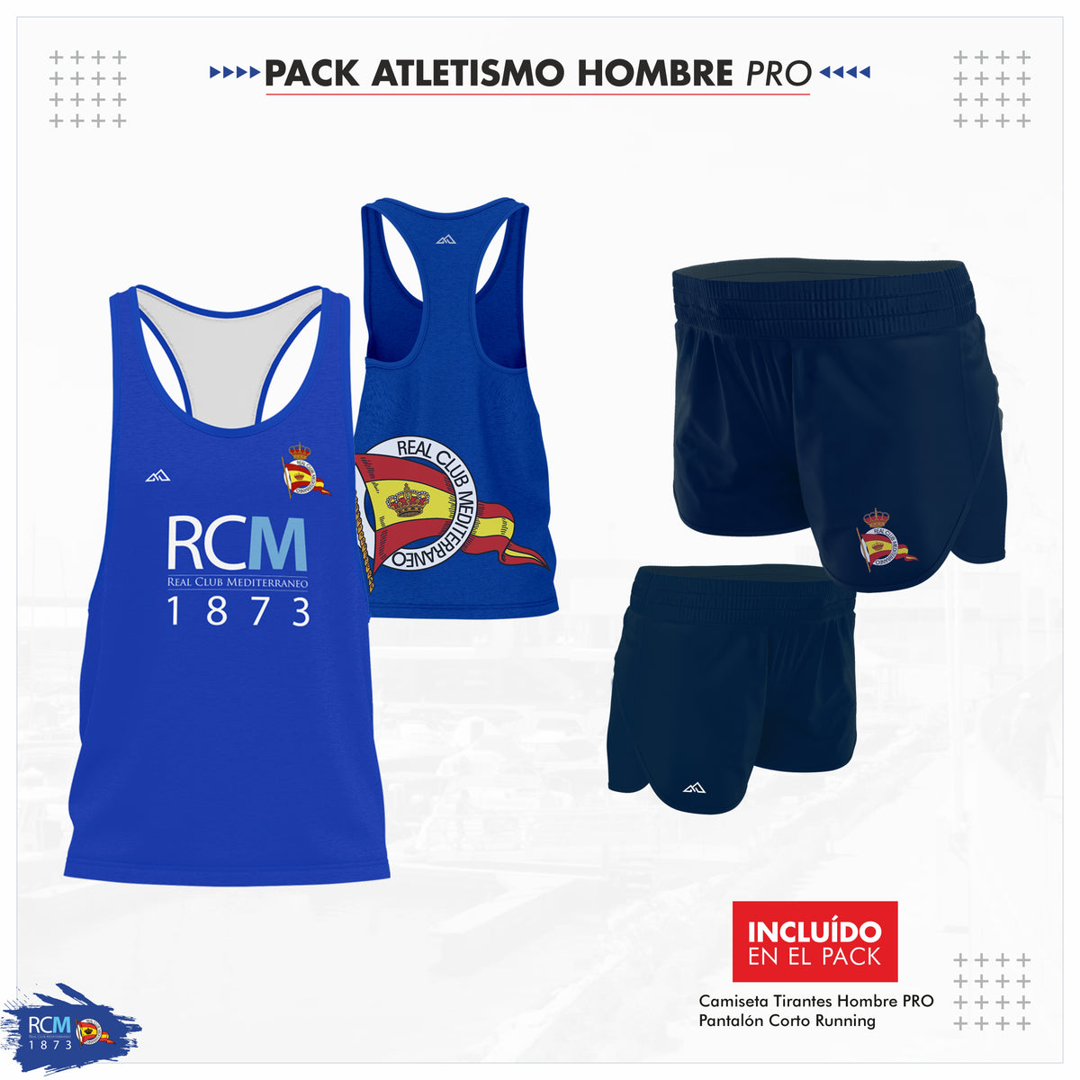 PACK ATLETISMO HOMBRE PRO RCM