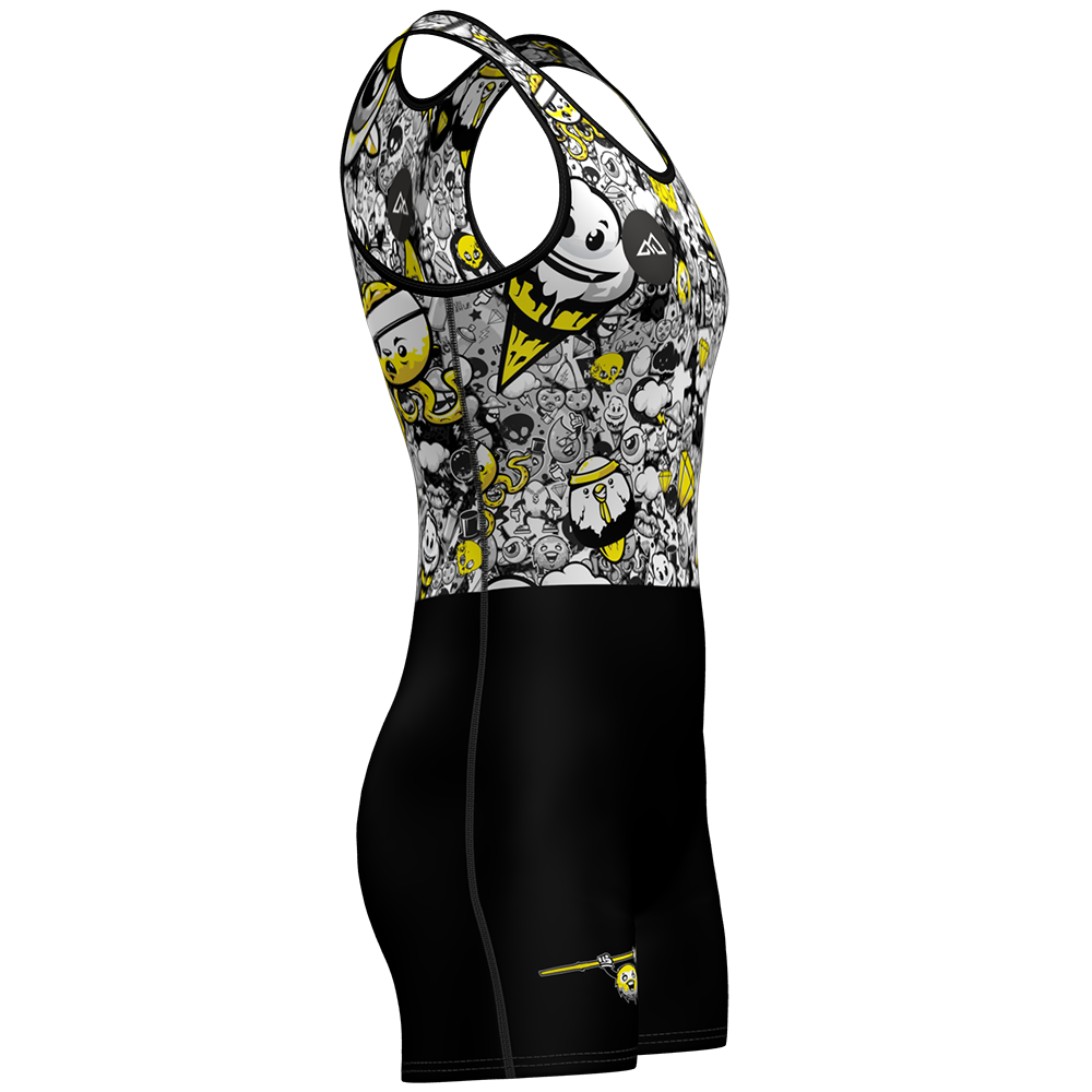 PLATANITO GRAFFITI AMARILLO - HORIZON SPORT WEAR