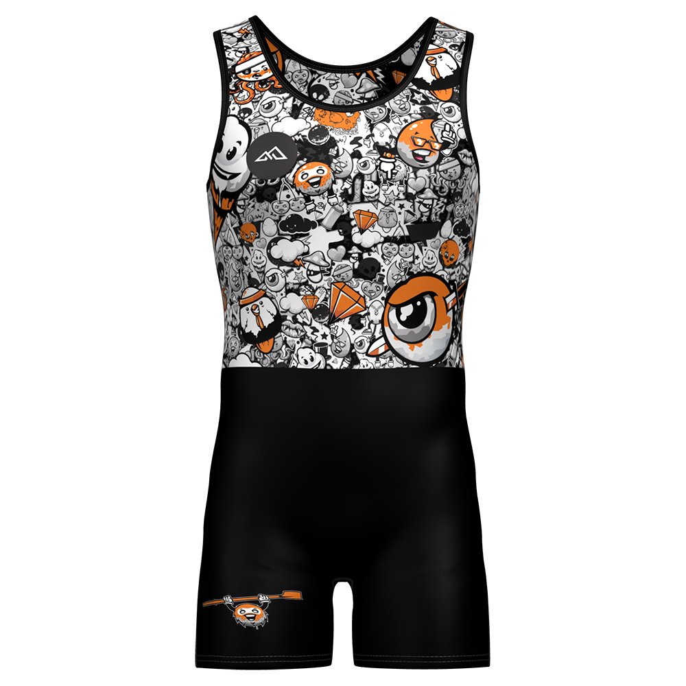 PLATANITO GRAFFITI NARANJA