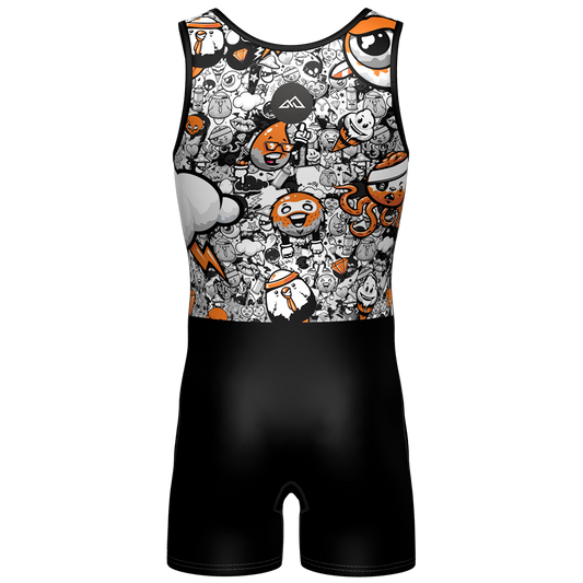 PLATANITO GRAFFITI NARANJA - HORIZON SPORT WEAR