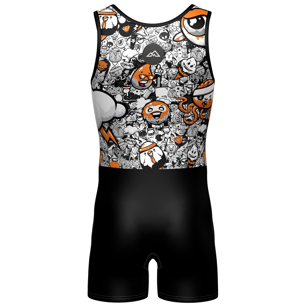PLATANITO GRAFFITI NARANJA - HORIZON SPORT WEAR