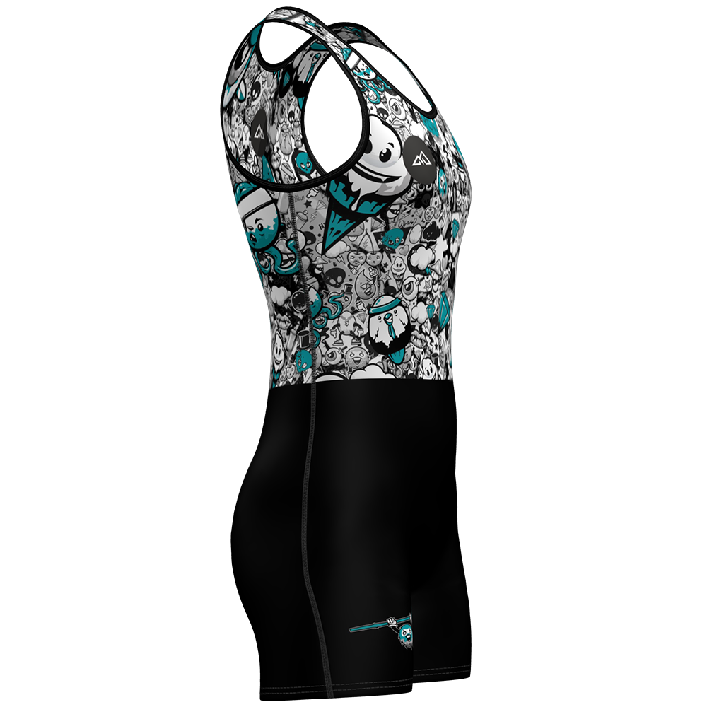 PLATANITO GRAFFITI TURQUESA - HORIZON SPORT WEAR