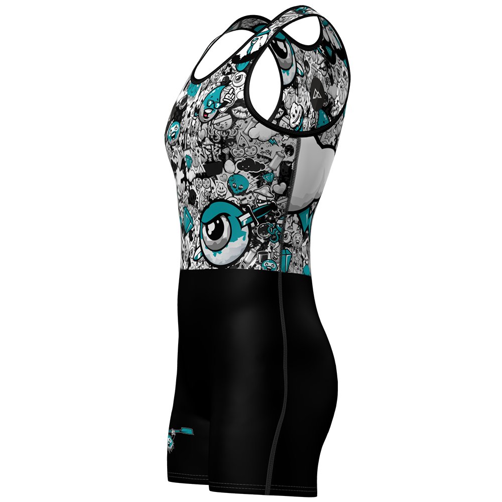 PLATANITO GRAFFITI TURQUESA - HORIZON SPORT WEAR