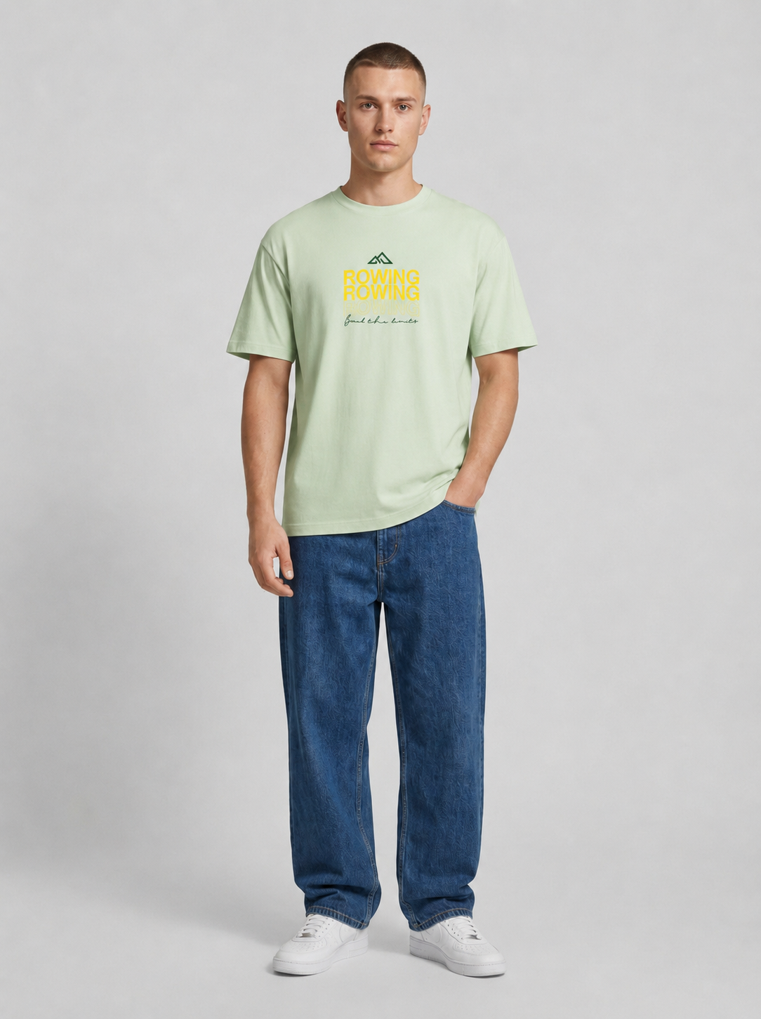 ROWING GREEN T-SHIRT