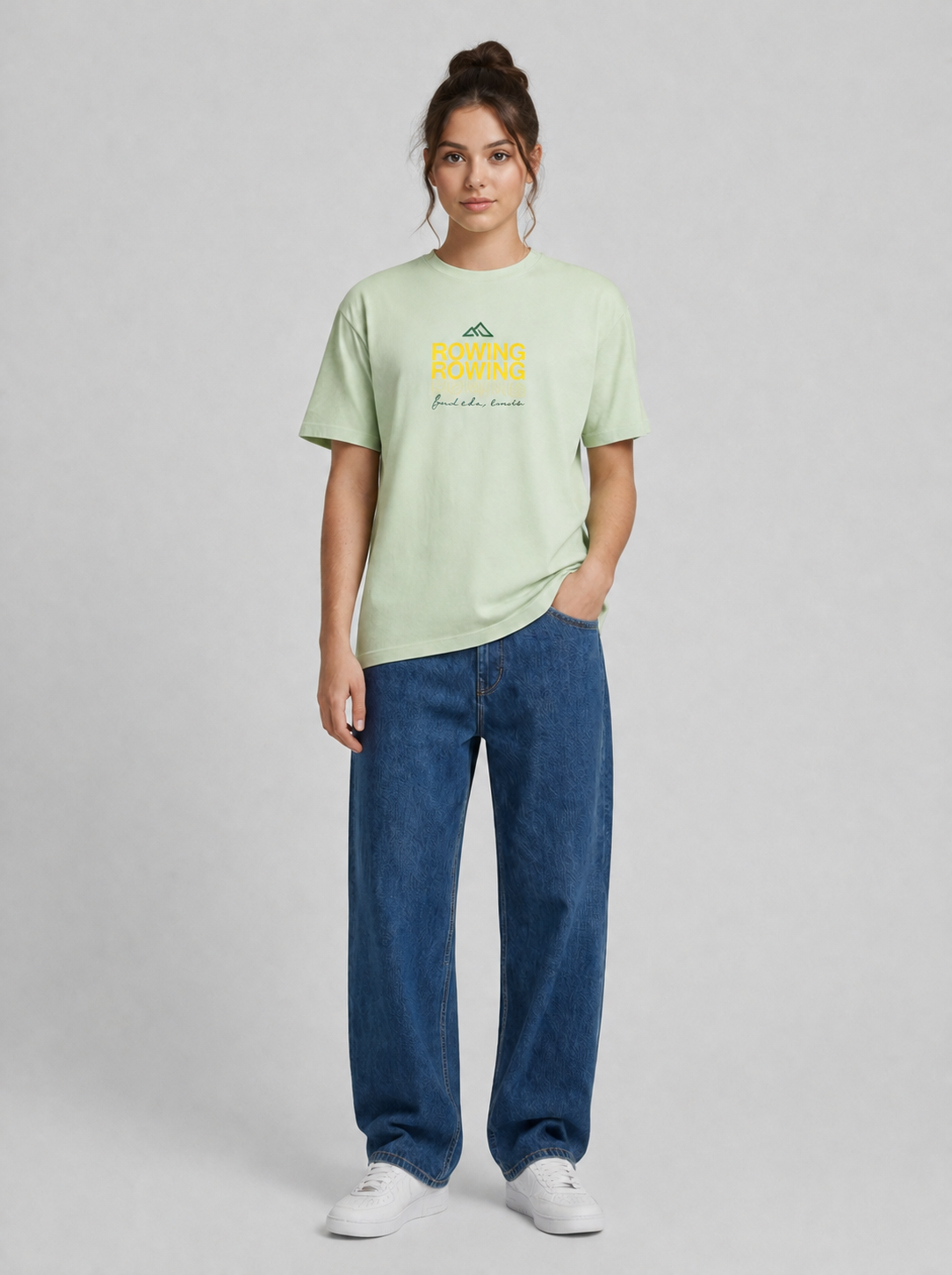 ROWING GREEN T-SHIRT