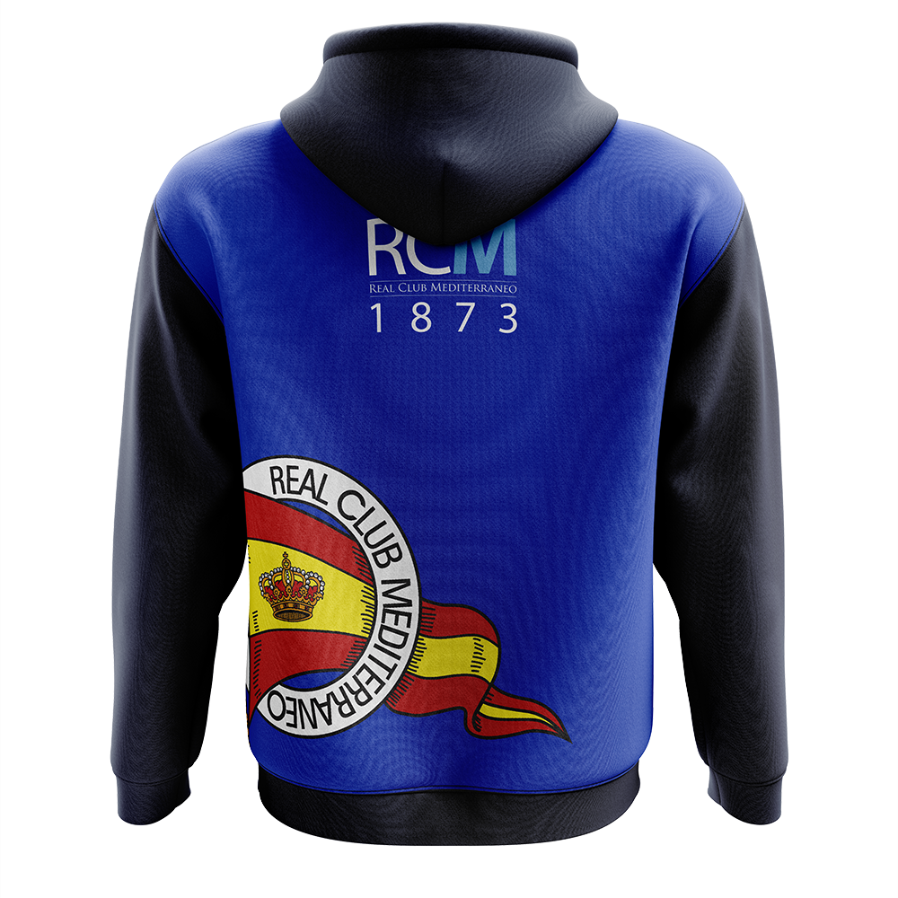 SUDADERA CAPUCHA,CANGURO Y CREMALLERA RCM