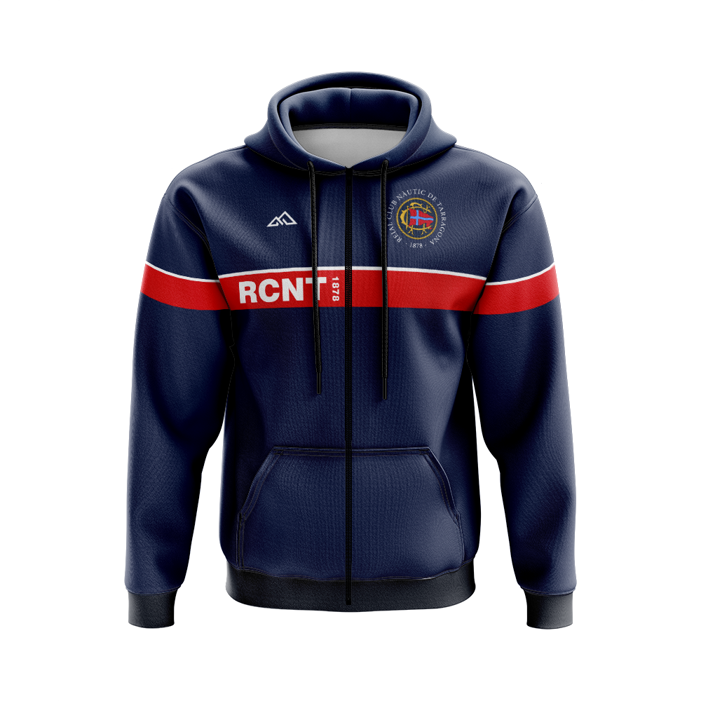 SUDADERA CAPUCHA, CANGURO Y CREMALLERA UNISEX RCNT - HORIZON SPORT WEAR