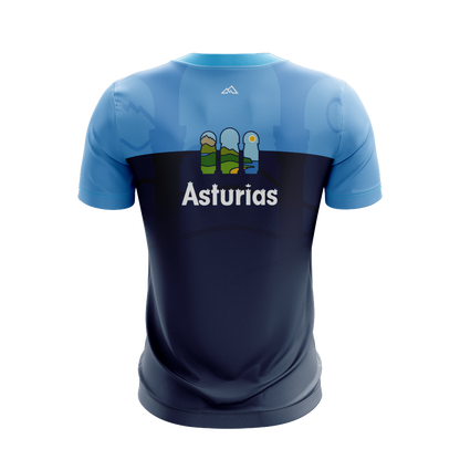 CAMISETA LYCRA ASTURIAS SERIE COMMUNITY MANGA CORTA - HORIZON SPORT WEAR