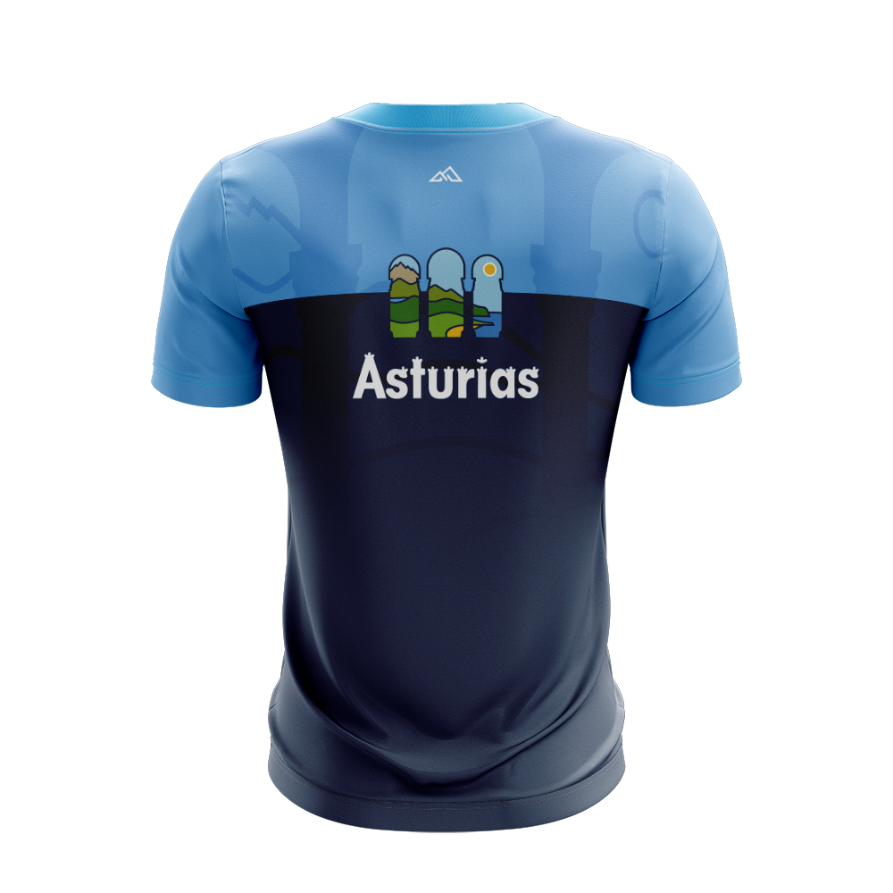 CAMISETA LYCRA ASTURIAS SERIE COMMUNITY MANGA CORTA - HORIZON SPORT WEAR