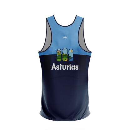 CAMISETA LYCRA TIRANTES ASTURIAS SERIE COMMUNITY - HORIZON SPORT WEAR