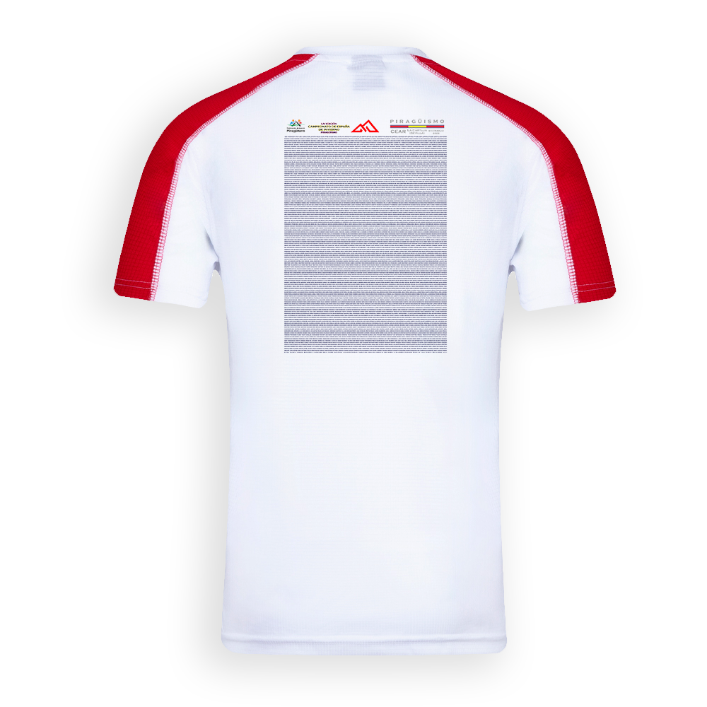CAMISETA MANGA CORTA CAMPEONATO ESPAÑA INVIERNO PIRAGÜISMO