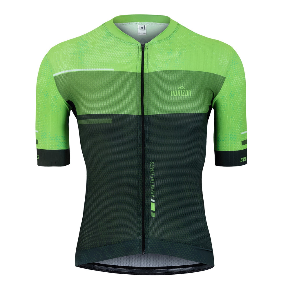 MAILLOT BYSSAU CARRETERA M/CORTA VELOCE GREEN - SLIM FIT