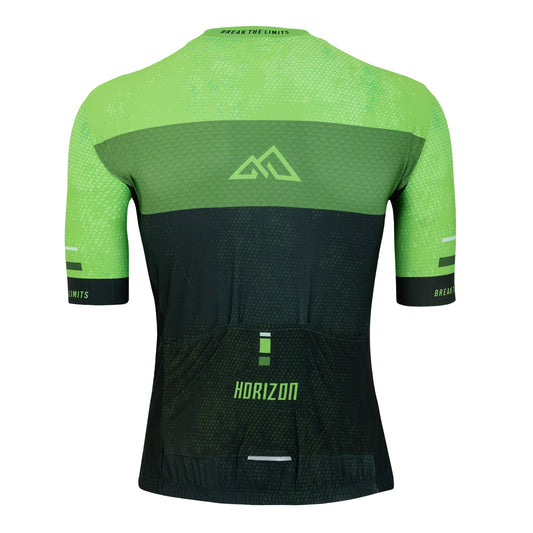 Maillot Byssau Carretera Manga Corta Veloce Green by Horizon