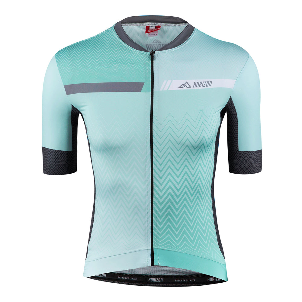 MAILLOT LYDER CARRETERA M/CORTA CRONO AQUA - SLIM FIT