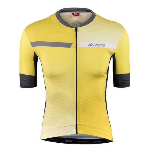 Maillot Lyder Carretera Manga Corta Crono Yellow de Horizon