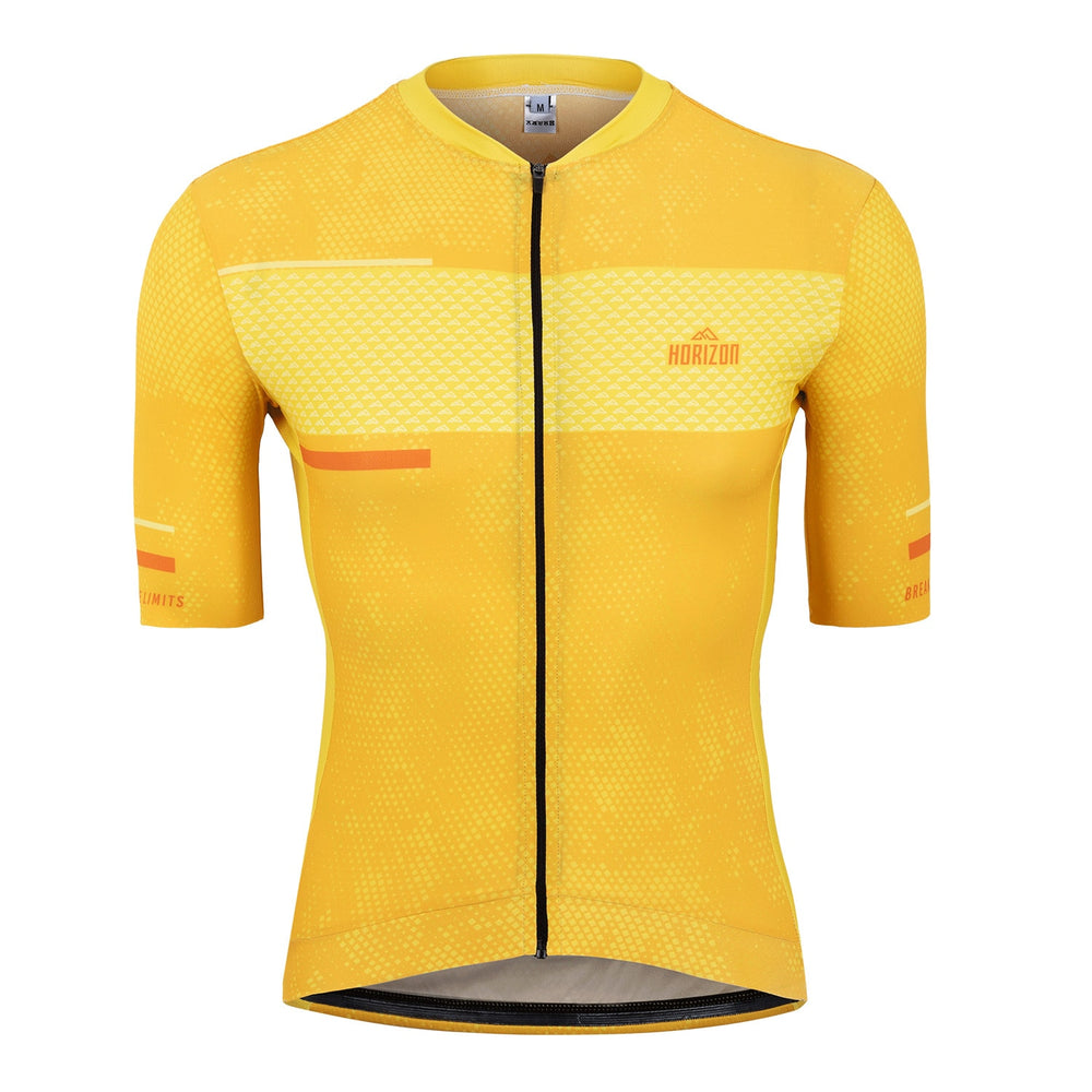 MAILLOT MASKAR BTT M/CORTA ALPINE YELLOW - SLIM FIT