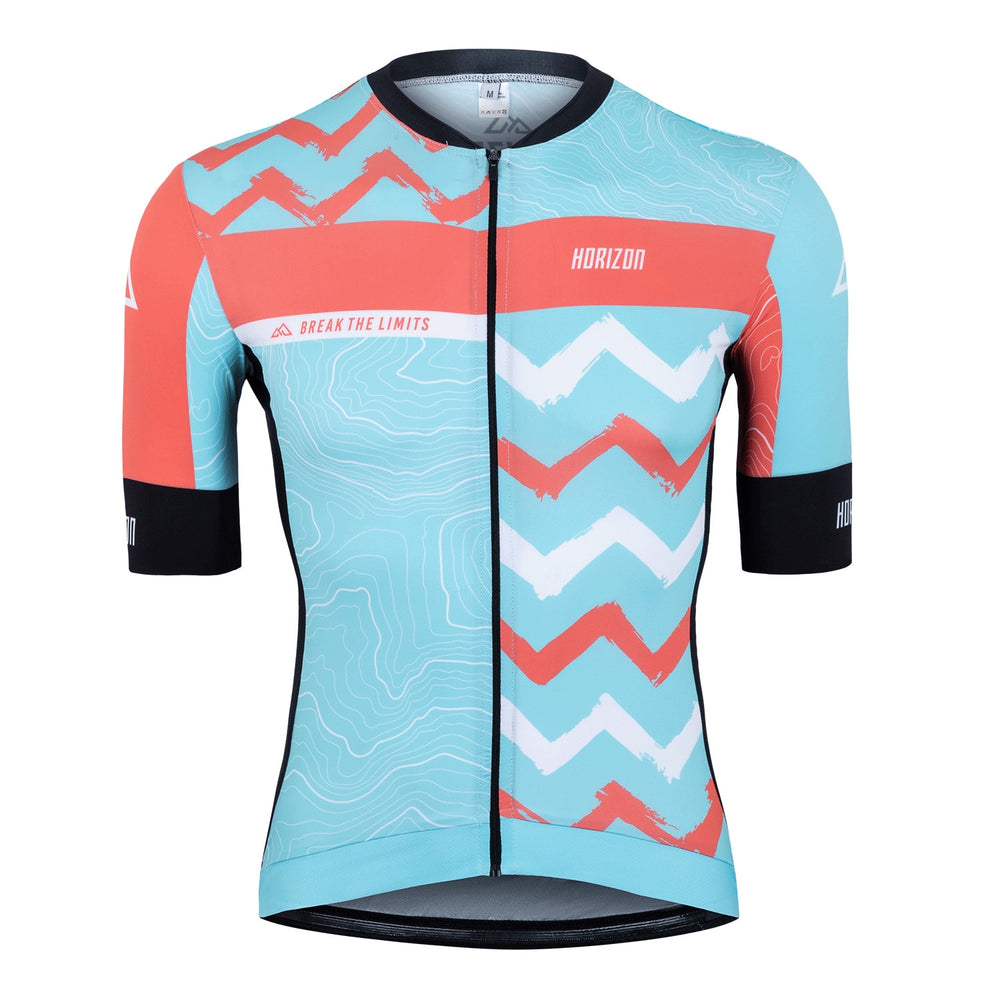 MAILLOT MASKAR BTT M/CORTA SAVAGE TURQUOISE - SLIM FIT
