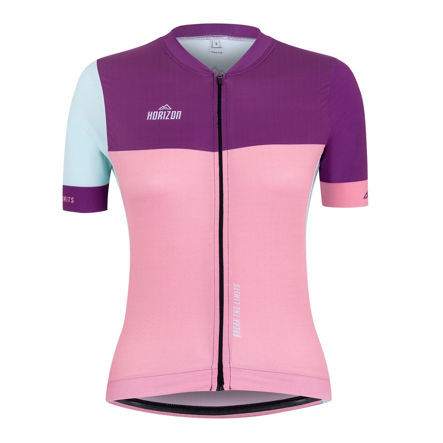 Maillot Mujer Lyder Carretera Manga Corta Vite Rose-Bleu by Horizon