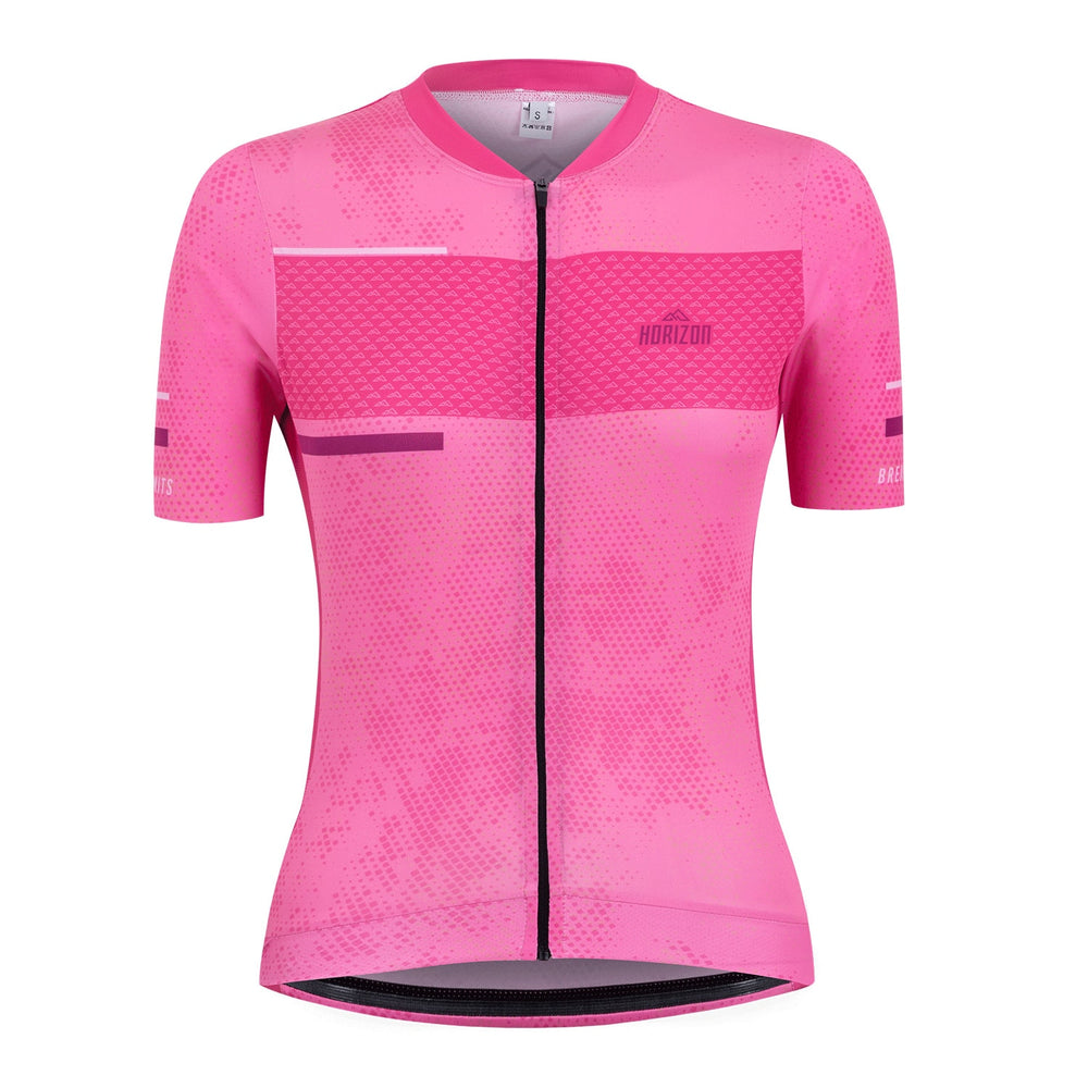 MASQUE FEMME VTT M/SHORT JERSEY ALPINE ROSE - COUPE SLIM