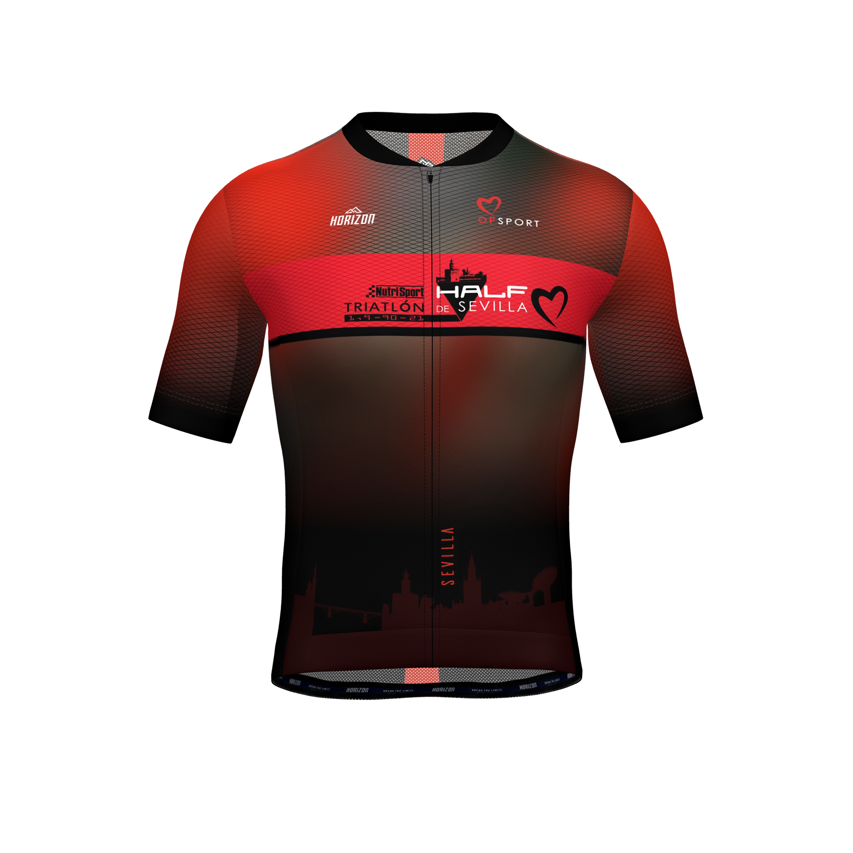 MAILLOT VELOCE  'OF SPORT' - HALF TRIATLON SEVILLA - HORIZON SPORT WEAR