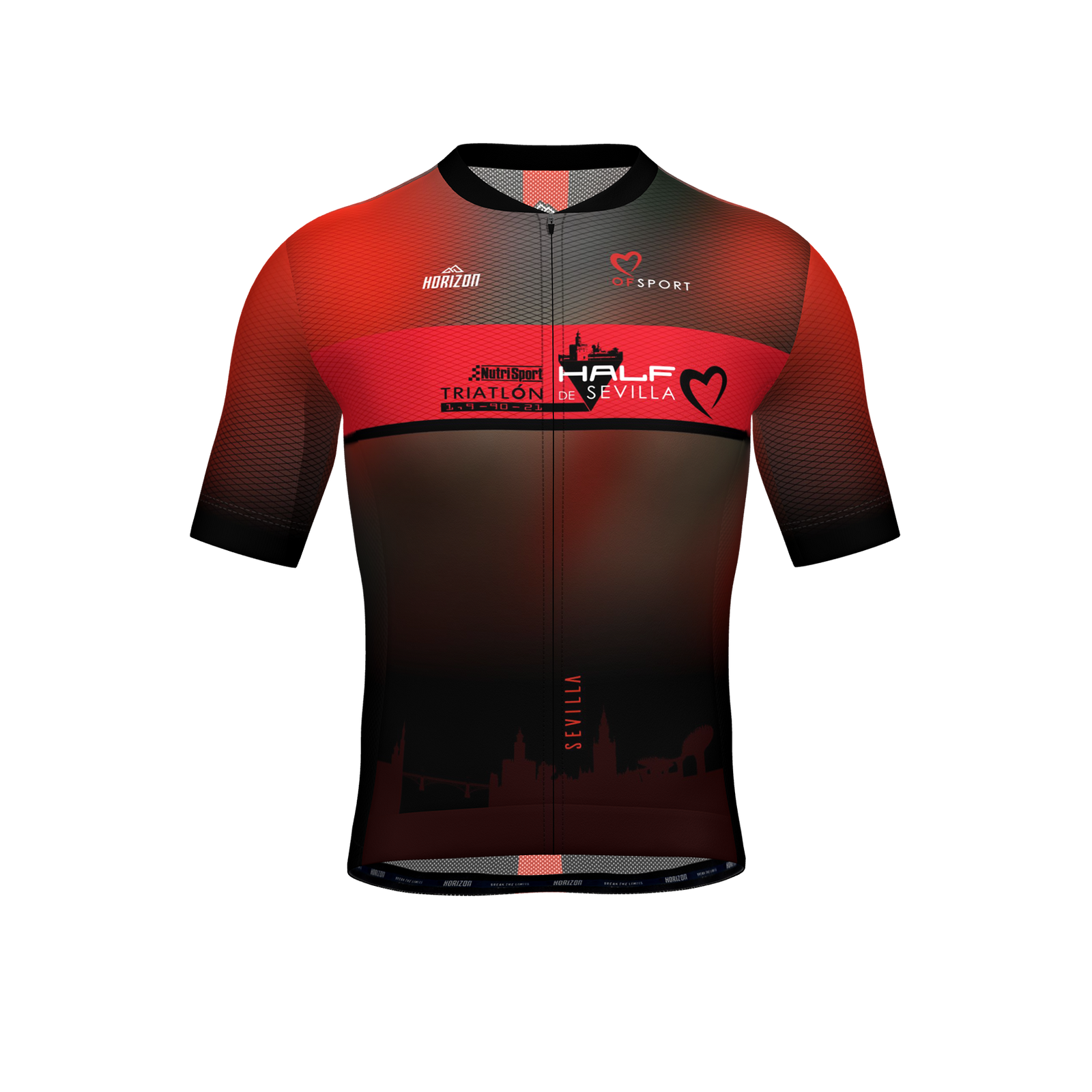 MAILLOT VELOCE  'OF SPORT' - HALF TRIATLON SEVILLA - HORIZON SPORT WEAR