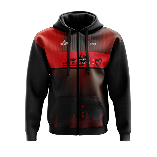SUDADERA 'OF SPORT' - HALF TRIATLON SEVILLA - HORIZON SPORT WEAR