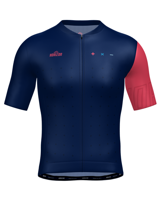 MAILLOT LYDER CARRETERA M/CORTA BLU NOTTE - REGULAR FIT - HORIZON SPORT WEAR