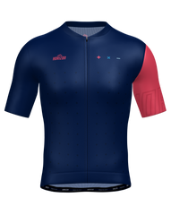 MAILLOT LYDER CARRETERA M/CORTA BLU NOTTE - REGULAR FIT